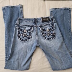 Miss Me Blue Boot Cut Jeans with Classic Style